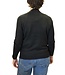 warme dames trui turtleneck golfpatroon zwart