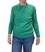 warme dames trui turtleneck golfpatroon groen