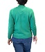 warme dames trui turtleneck golfpatroon groen