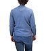 warme dames trui turtleneck wyber- patroon jeansblauw