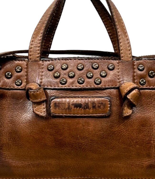 kleine handtas en schoudertas met studs (mini) Hill Burry