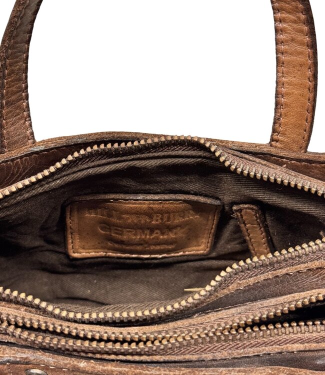 kleine handtas en schoudertas met studs (mini) Hill Burry