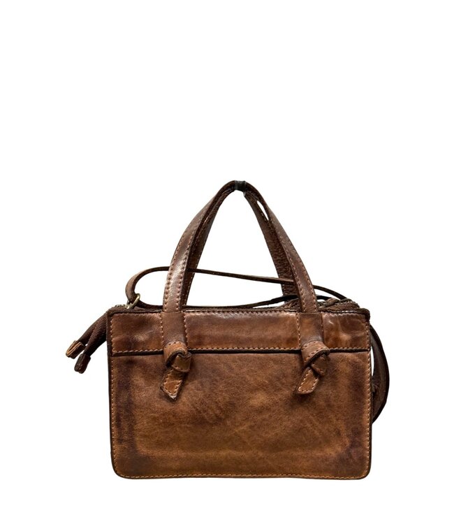 kleine handtas en schoudertas met studs (mini)