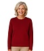 dames pullover "Dodo" met patroon Square bordeaux- rood FreeQuent
