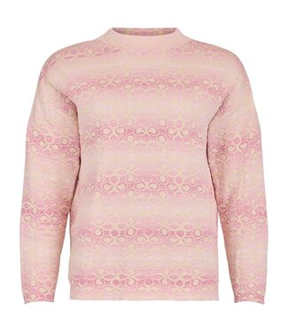 Sunday dames trui turtleneck figuur roze Sunday