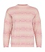 dames trui turtleneck figuur roze Sunday