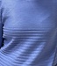 warme dames trui turtleneck strepen blauw
