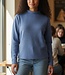 warme dames trui met structuur jeansblauw Navigazione