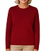 dames pullover "Dodo" met patroon Square bordeaux- rood FreeQuent