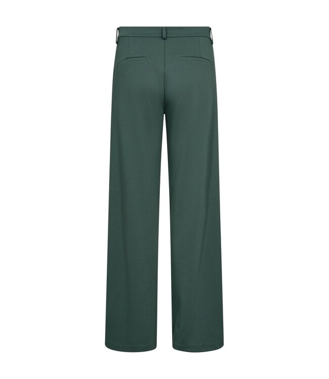 stretch broek met rechte pijp "Nanni" groen FreeQuent