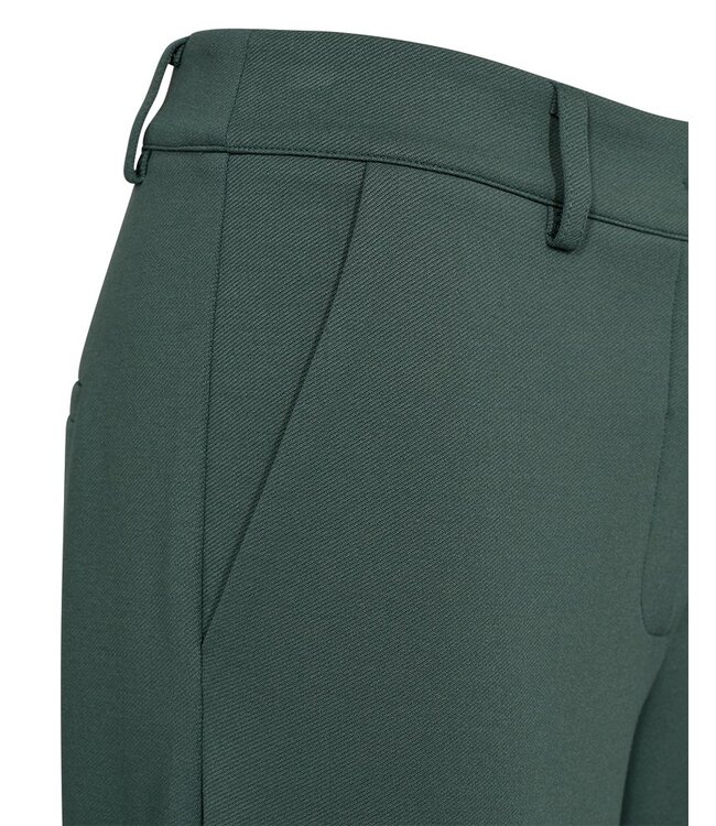 stretch broek met rechte pijp "Nanni" groen FreeQuent