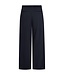 flared broek met elastiek "Nanni" marine FreeQuent