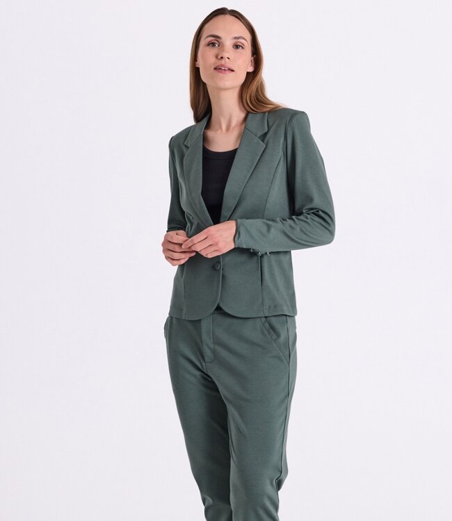 blazer jasje stretch "Nanni" groen FreeQuent