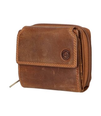 Leather Design dames portemonnee "Zipper Wallet" buffelleer LeatherDesign