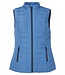 dames bodywarmer met ritssluiting blauw Brandtex