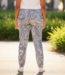 stretch broek recht model "Patti" Delft blauw Sensia