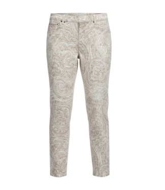 Sensia stretch broek recht model "Patti" Delft beige