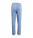 jersey stretch broek met elastische band blauw Jensen