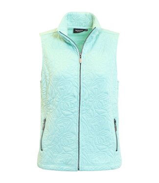 Signature dames gilet- vest met ritssluiting mint- groen Signature