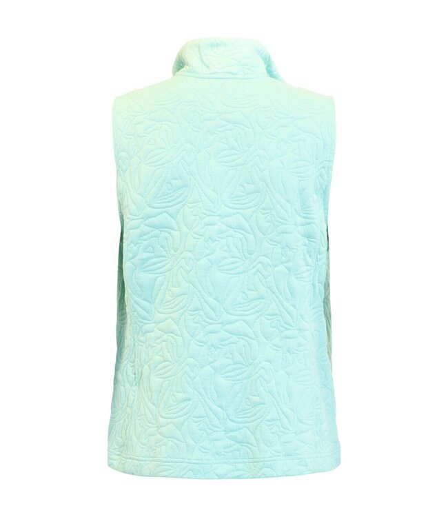 dames gilet- vest met ritssluiting mint- groen Signature