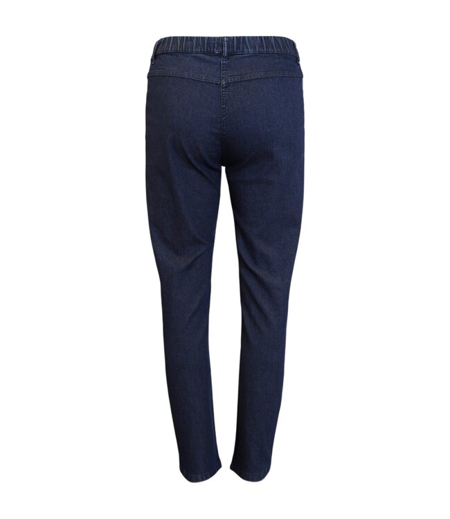 dames spijkerbroek "Sofie" met elastische tailleband marine Brandtex