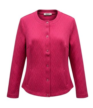 Sensia chique dames jasje met drukknopen "Risana" roze Sensia