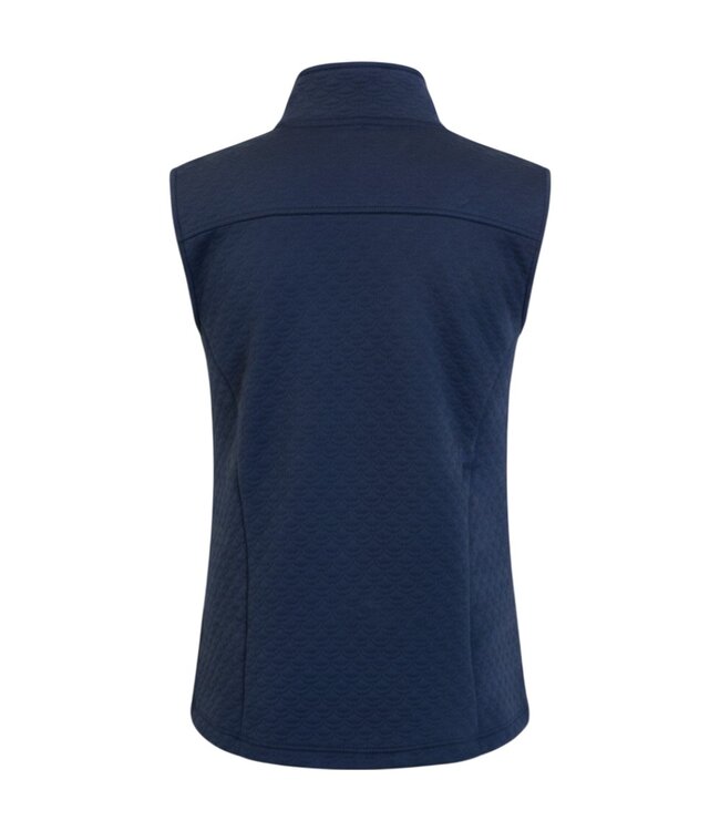 dames gilet met ritssluiting marine Brandtex