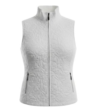 Signature dames gilet- vest met ritssluiting wolwit Signature