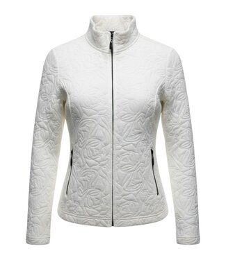 Signature vest- jasje dames met ritssluiting wolwit Signature