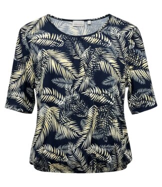 Gabriella K. dames blouson varenprint marine- blauw Gabriella K.