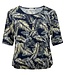 dames blouson varenprint marine- blauw Gabriella K.