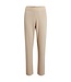jersey stretch broek met elastische band beige Jensen