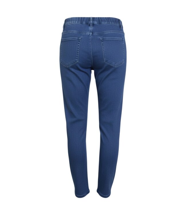 dames spijkerbroek "Sofie" met elastische tailleband indigo Brandtex