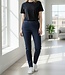 dames spijkerbroek "Sofie" met elastische tailleband marine Brandtex