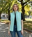 dames gilet- vest met ritssluiting mint- groen Signature