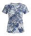 dames blouson stipjes- print blauw Marinello
