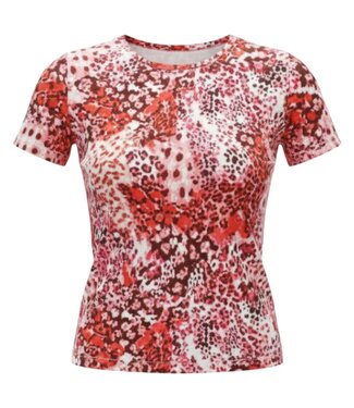 Marinello dames blouson stipjes- print rood Marinello