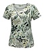 dames t- shirt varenprint sage- groen Gabriella K.