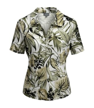 Marinello dames polo nature groen Marinello K/M