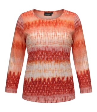 Signature dames blouson shirt "Calypso"  print roze Signature