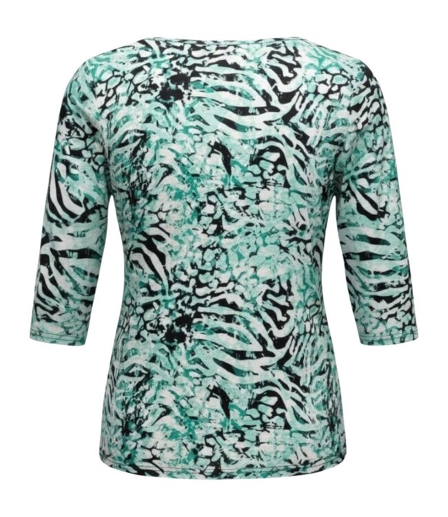 dames blouson shirt "Fossil" aqua Sunday