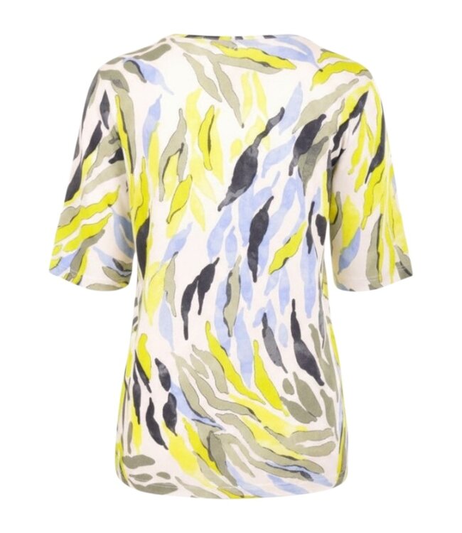 dames t- shirt paint- print lime- groen Navigazione