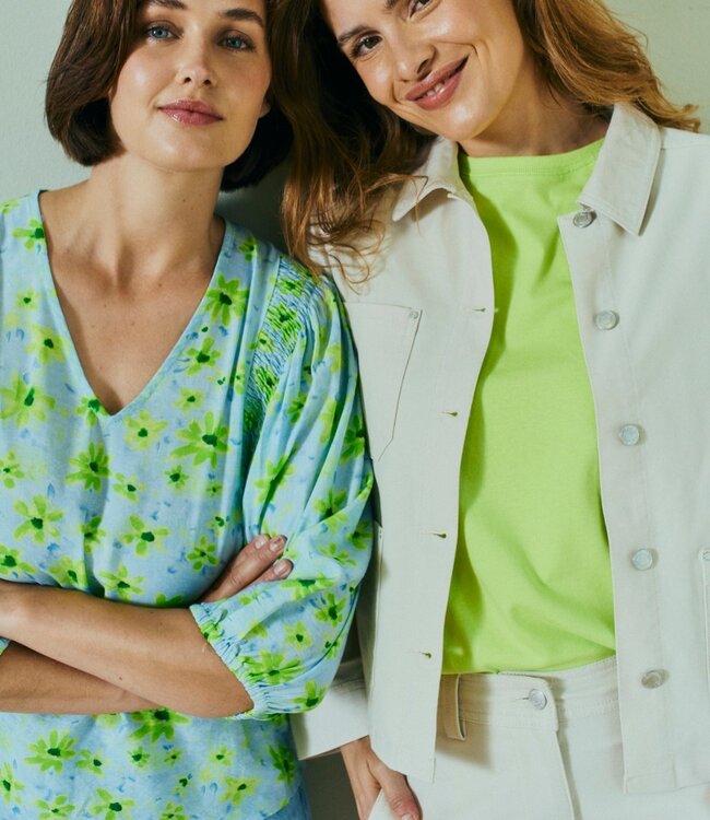 vest jasje dames "Zandra" beige FreeQuent