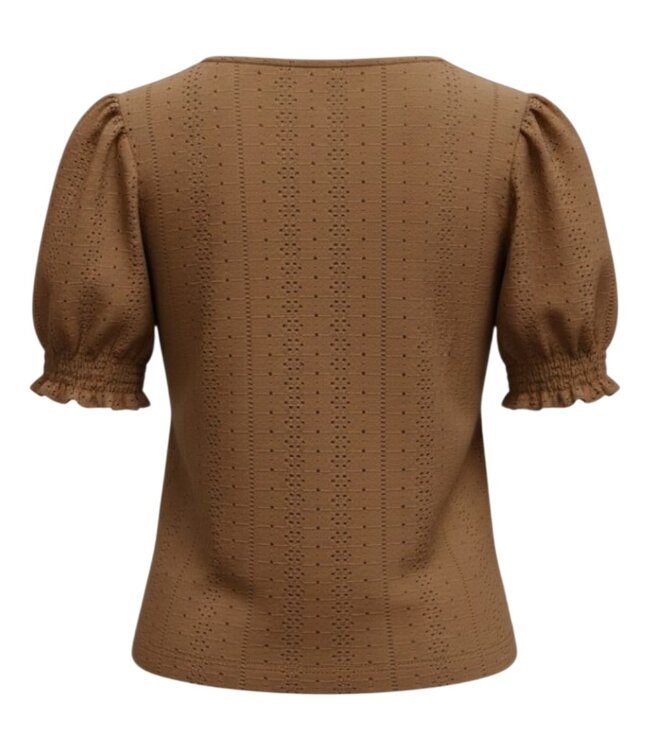 dames t- shirt broderie nougat M.X.O.