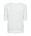 dames trui korte mouw relief Dodo offwhite FreeQuent