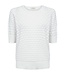 dames trui korte mouw relief Dodo offwhite FreeQuent