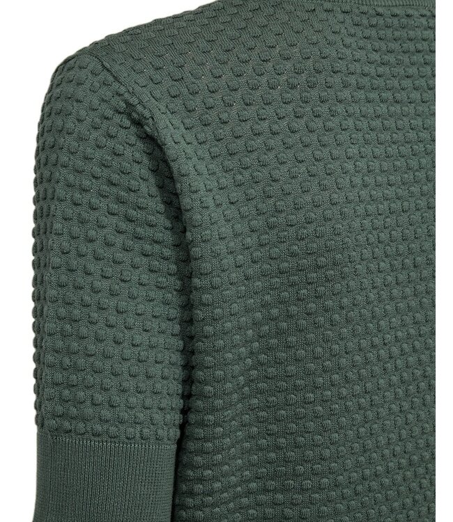 dames trui met nopjes "Dottie" dodo donkergroen FreeQuent