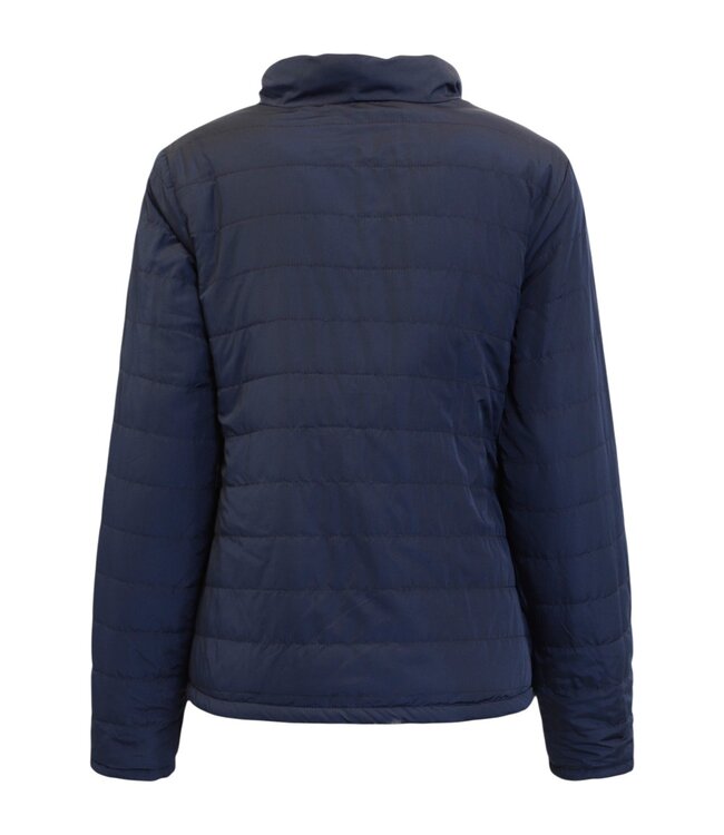 zomer jas dames reversible met print blauw Brandtex