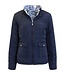 zomer jas dames reversible met print blauw Brandtex