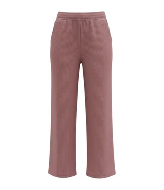 M.X.O. 7/8 flared broek dames krinkelstof nigiri- rood M.X.O.